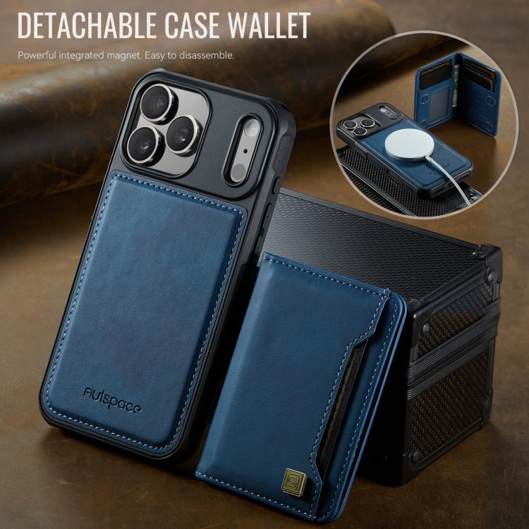 AutSpace A13 MagSafe Magnetic RFID Flip Card Bag Phone Case, For iPhone 17 Pro Max, For iPhone 17 Pro, For iPhone 17, For iPhone Air