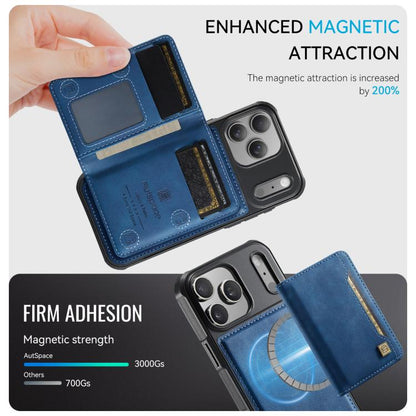 AutSpace A13 MagSafe Magnetic RFID Flip Card Bag Phone Case, For iPhone 17 Pro Max, For iPhone 17 Pro, For iPhone 17, For iPhone Air