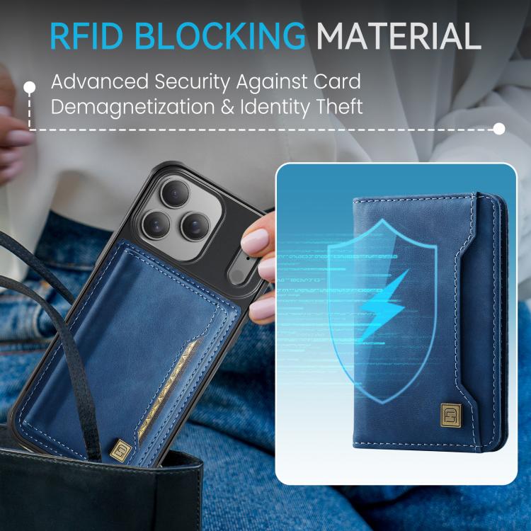 AutSpace A13 MagSafe Magnetic RFID Flip Card Bag Phone Case, For iPhone 17 Pro Max, For iPhone 17 Pro, For iPhone 17, For iPhone Air