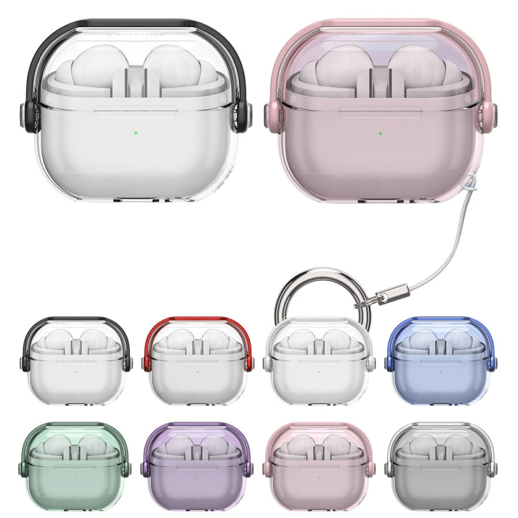 Headphones Shape Clear Acrylic Headset Protective Case, For Samsung Galaxy Buds3 / Buds3 Pro