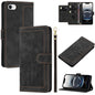 Tulips Embossed Leather Phone Case with Lanyard, For iPhone 17e / 16e, For iPhone 17 Pro Max, For iPhone 17 Pro, For iPhone 17