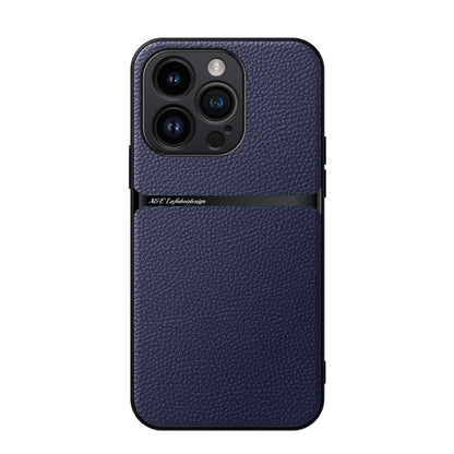 Litchi Leather Magnetic Full Coverage Shockproof Phone Case, For iPhone Air, For iPhone 16 Pro Max, For iPhone 16 Pro, For iPhone 16 Plus