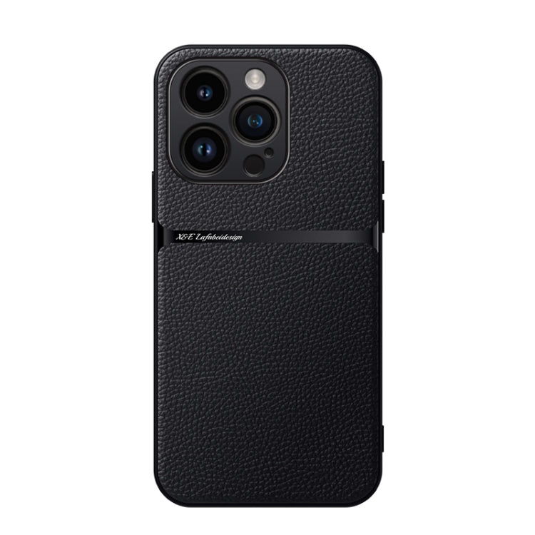 Litchi Leather Magnetic Full Coverage Shockproof Phone Case, For iPhone 16, For iPhone 15 Pro Max, For iPhone 15 Pro, For iPhone 15 Plus