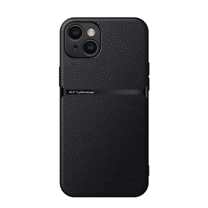 Litchi Leather Magnetic Full Coverage Shockproof Phone Case, For iPhone 15, For iPhone 14 Plus, For iPhone 14, For iPhone 14 Pro