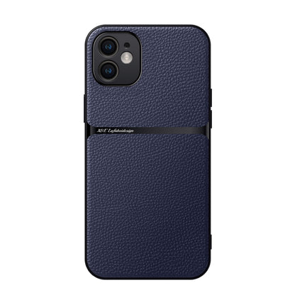 Litchi Leather Magnetic Full Coverage Shockproof Phone Case, For iPhone 12, For iPhone 12 Pro Max, For iPhone 12 Pro, For iPhone 11 Pro Max