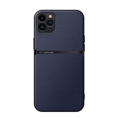 Litchi Leather Magnetic Full Coverage Shockproof Phone Case, For iPhone 12, For iPhone 12 Pro Max, For iPhone 12 Pro, For iPhone 11 Pro Max