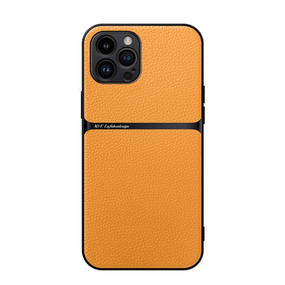 Litchi Leather Magnetic Full Coverage Shockproof Phone Case, For iPhone 12, For iPhone 12 Pro Max, For iPhone 12 Pro, For iPhone 11 Pro Max