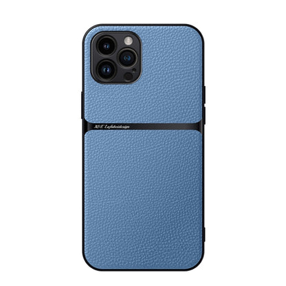 Litchi Leather Magnetic Full Coverage Shockproof Phone Case, For iPhone 12, For iPhone 12 Pro Max, For iPhone 12 Pro, For iPhone 11 Pro Max
