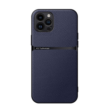 Litchi Leather Magnetic Full Coverage Shockproof Phone Case, For iPhone 12, For iPhone 12 Pro Max, For iPhone 12 Pro, For iPhone 11 Pro Max