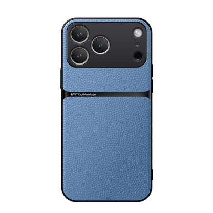Litchi Leather Magnetic Full Coverage Shockproof Phone Case, For iPhone 17e / 16e, For iPhone 17 Pro Max, For iPhone 17 Pro, For iPhone 17