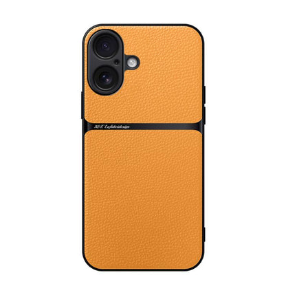Litchi Leather Magnetic Full Coverage Shockproof Phone Case, For iPhone 17e / 16e, For iPhone 17 Pro Max, For iPhone 17 Pro, For iPhone 17
