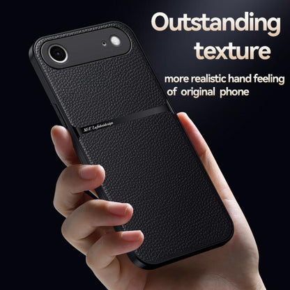 Litchi Leather Magnetic Full Coverage Shockproof Phone Case, For iPhone Air, For iPhone 16 Pro Max, For iPhone 16 Pro, For iPhone 16 Plus