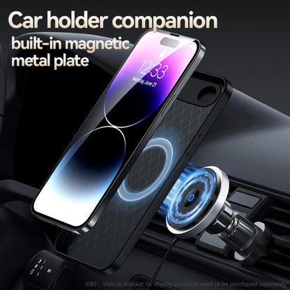 Litchi Leather Magnetic Full Coverage Shockproof Phone Case, For iPhone Air, For iPhone 16 Pro Max, For iPhone 16 Pro, For iPhone 16 Plus