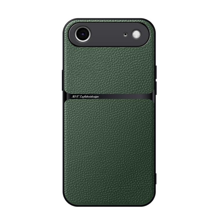 Litchi Leather Magnetic Full Coverage Shockproof Phone Case, For iPhone Air, For iPhone 16 Pro Max, For iPhone 16 Pro, For iPhone 16 Plus