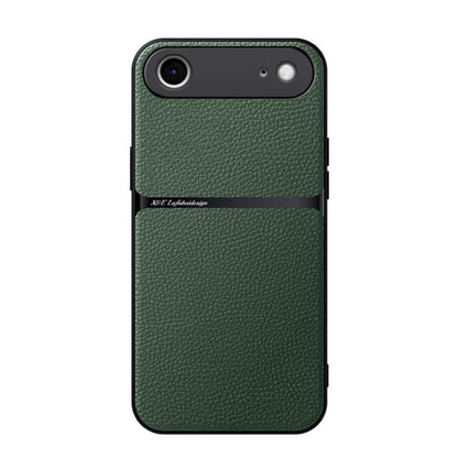 Litchi Leather Magnetic Full Coverage Shockproof Phone Case, For iPhone Air, For iPhone 16 Pro Max, For iPhone 16 Pro, For iPhone 16 Plus
