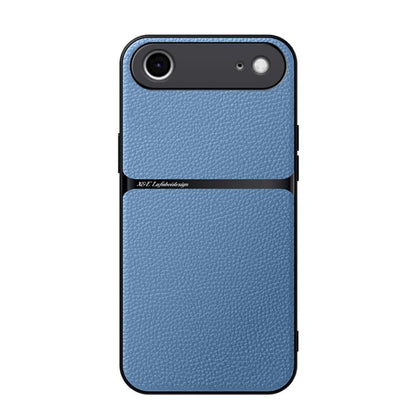 Litchi Leather Magnetic Full Coverage Shockproof Phone Case, For iPhone Air, For iPhone 16 Pro Max, For iPhone 16 Pro, For iPhone 16 Plus