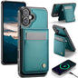 JEEHOOD J06 British Style RFID MagSafe Card Bag PU Phone Case, For iPhone 16 Pro, For iPhone 16 Plus, For iPhone 16, For iPhone 15 Pro Max