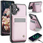 JEEHOOD J06 British Style RFID MagSafe Card Bag PU Phone Case, For iPhone 16 Pro, For iPhone 16 Plus, For iPhone 16, For iPhone 15 Pro Max