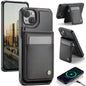 JEEHOOD J06 British Style RFID MagSafe Card Bag PU Phone Case, For iPhone 15 Pro, For iPhone 15 Plus, For iPhone 15, For iPhone 14 Plus