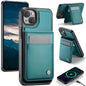 JEEHOOD J06 British Style RFID MagSafe Card Bag PU Phone Case, For iPhone 15 Pro, For iPhone 15 Plus, For iPhone 15, For iPhone 14 Plus