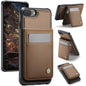 JEEHOOD J06 British Style RFID MagSafe Card Bag PU Phone Case, For iPhone X / XS, For iPhone XS Max, For iPhone 8 Plus / 7 Plus