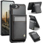 JEEHOOD J06 British Style RFID MagSafe Card Bag PU Phone Case, For iPhone X / XS, For iPhone XS Max, For iPhone 8 Plus / 7 Plus