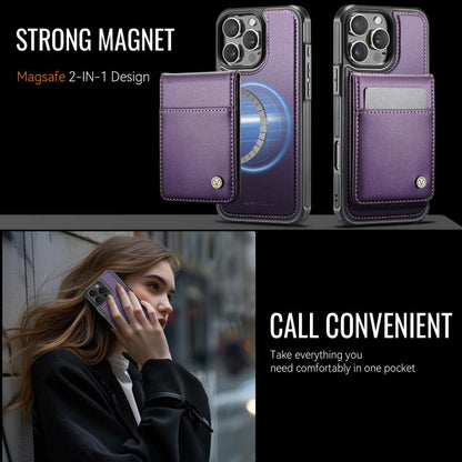 JEEHOOD J06 British Style RFID MagSafe Card Bag PU Phone Case, For iPhone 15 Pro, For iPhone 15 Plus, For iPhone 15, For iPhone 14 Plus