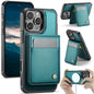JEEHOOD J06 British Style RFID MagSafe Card Bag PU Phone Case, For iPhone 15 Pro, For iPhone 15 Plus, For iPhone 15, For iPhone 14 Plus
