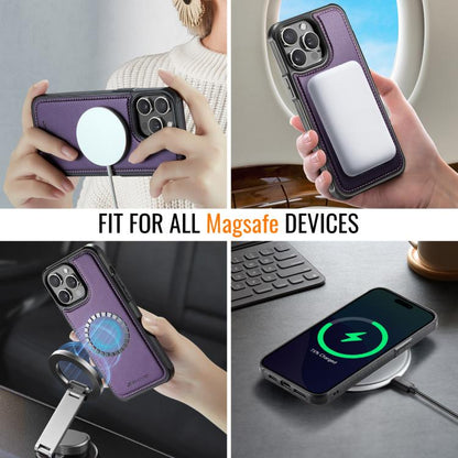 JEEHOOD J06 British Style RFID MagSafe Card Bag PU Phone Case, For iPhone 13 Pro Max, For iPhone 13 Pro, For iPhone 13, For iPhone 12 / 12 Pro