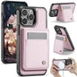 JEEHOOD J06 British Style RFID MagSafe Card Bag PU Phone Case, For iPhone 13 Pro Max, For iPhone 13 Pro, For iPhone 13, For iPhone 12 / 12 Pro