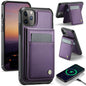 JEEHOOD J06 British Style RFID MagSafe Card Bag PU Phone Case, For iPhone 12 Pro Max, For iPhone 11 Pro Max, For iPhone 11, For iPhone 11 Pro
