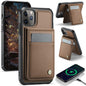 JEEHOOD J06 British Style RFID MagSafe Card Bag PU Phone Case, For iPhone 12 Pro Max, For iPhone 11 Pro Max, For iPhone 11, For iPhone 11 Pro