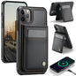 JEEHOOD J06 British Style RFID MagSafe Card Bag PU Phone Case, For iPhone 12 Pro Max, For iPhone 11 Pro Max, For iPhone 11, For iPhone 11 Pro