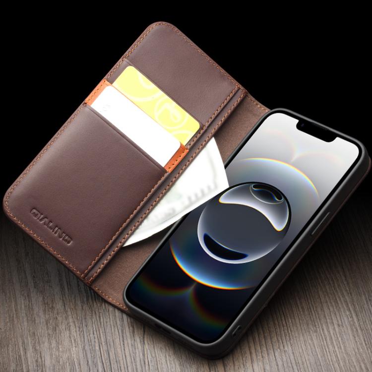 QIALINO Classic Gen2 Genuine Leather Phone Case, For iPhone 16e / 17e, For iPhone 17 Pro Max, For iPhone 17 Pro, For iPhone 17, For iPhone Air, For iPhone 16 Pro Max, For iPhone 16 Pro, For iPhone 16 Plus, For iPhone 16