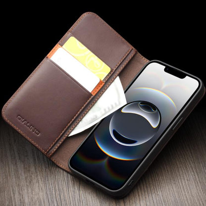 QIALINO Classic Gen2 Genuine Leather Phone Case, For iPhone 16e / 17e, For iPhone 17 Pro Max, For iPhone 17 Pro, For iPhone 17, For iPhone Air, For iPhone 16 Pro Max, For iPhone 16 Pro, For iPhone 16 Plus, For iPhone 16