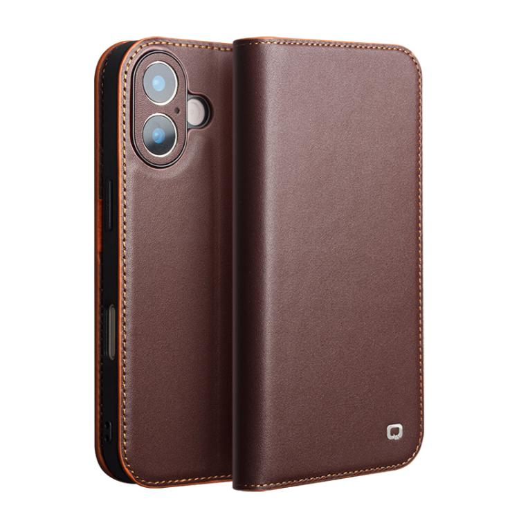 QIALINO Classic Gen2 Genuine Leather Phone Case, For iPhone 16e / 17e, For iPhone 17 Pro Max, For iPhone 17 Pro, For iPhone 17, For iPhone Air, For iPhone 16 Pro Max, For iPhone 16 Pro, For iPhone 16 Plus, For iPhone 16