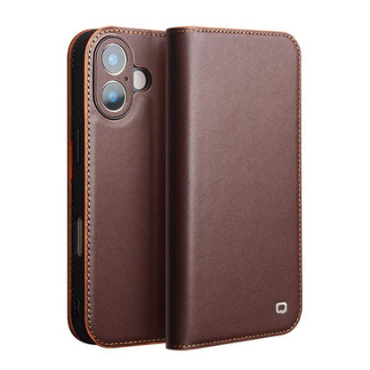 QIALINO Classic Gen2 Genuine Leather Phone Case, For iPhone 16e / 17e, For iPhone 17 Pro Max, For iPhone 17 Pro, For iPhone 17, For iPhone Air, For iPhone 16 Pro Max, For iPhone 16 Pro, For iPhone 16 Plus, For iPhone 16