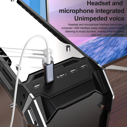 2pcs / Set USB Male to 3.5mm Female Audio Adapter & Cable, Adapter & Cable