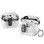 Electroplating Transparent Earphone Protective Case with Security Lock, For Samsung Galaxy Buds3 / 3 Pro