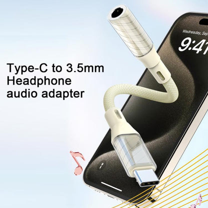 09U-JT Type-C to 3.5mm Earphone Audio Adapter, Type-C to 3.5mm