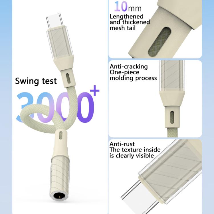 09U-JT Type-C to 3.5mm Earphone Audio Adapter, Type-C to 3.5mm