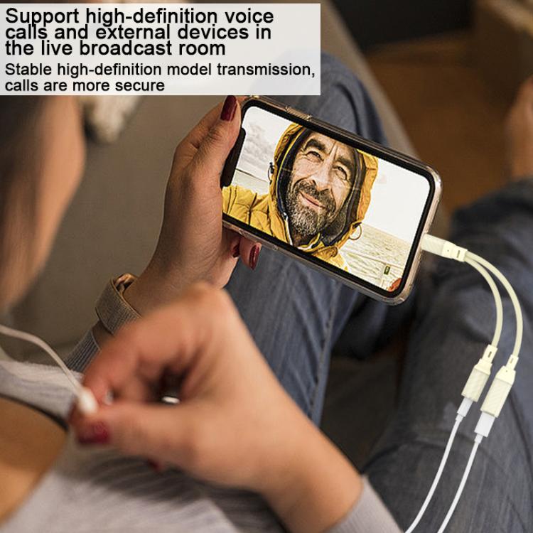 60W 2 in 1 Type-C to Type-C and 3.5mm Audio Adapter, Type-C to Type-C and 3.5mm