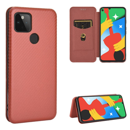 Carbon Fiber Texture Magnetic Horizontal Flip TPU + PC + PU Leather Case with Card Slot