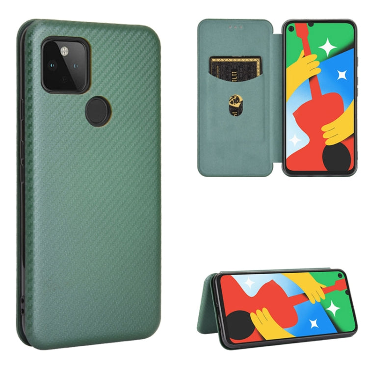 Carbon Fiber Texture Magnetic Horizontal Flip TPU + PC + PU Leather Case with Card Slot