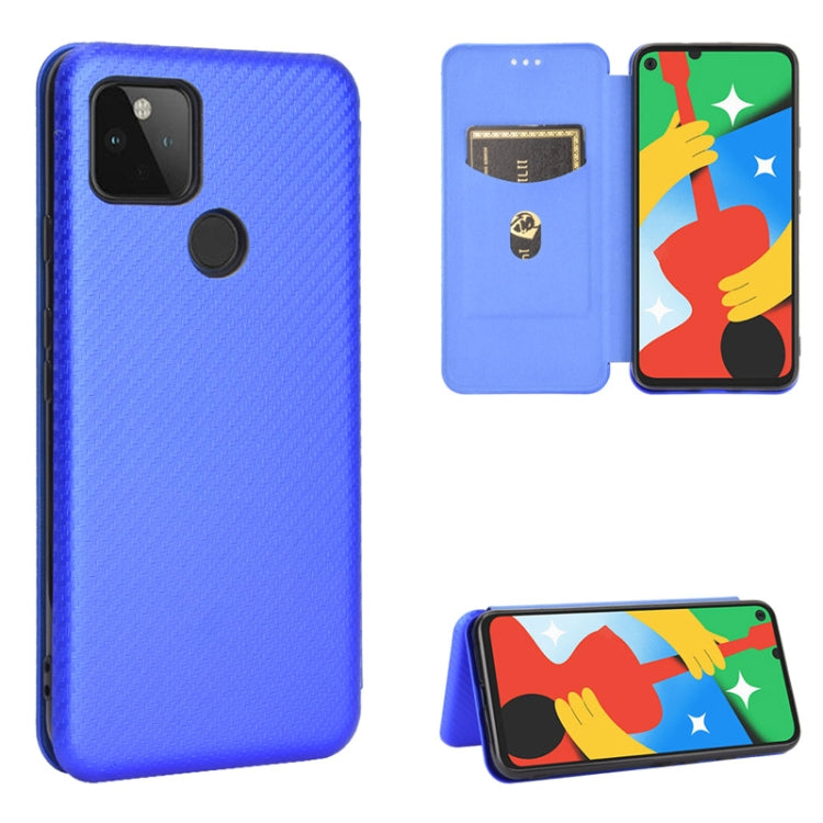 Carbon Fiber Texture Magnetic Horizontal Flip TPU + PC + PU Leather Case with Card Slot