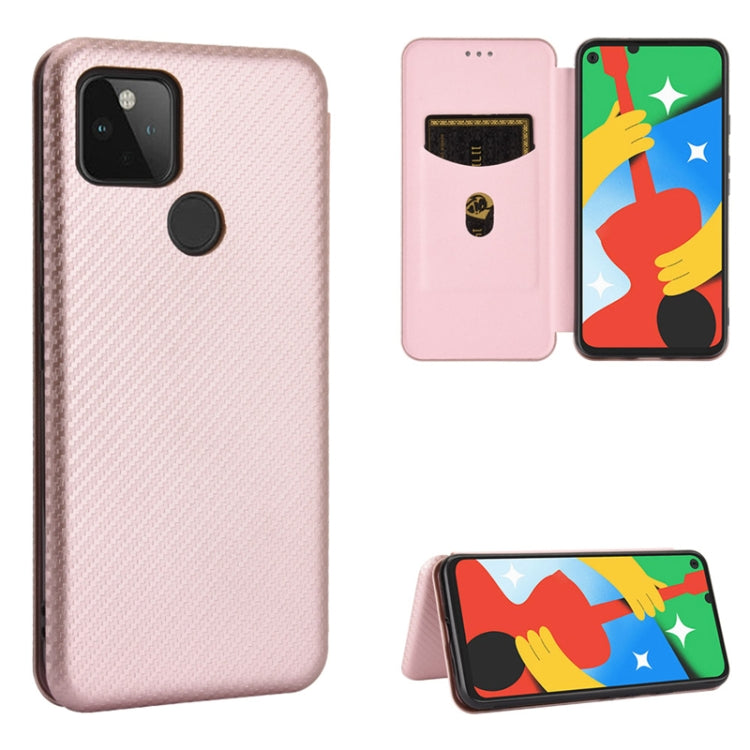 Carbon Fiber Texture Magnetic Horizontal Flip TPU + PC + PU Leather Case with Card Slot