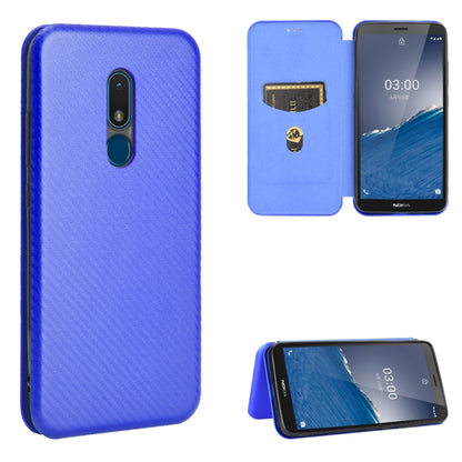 Carbon Fiber Texture Magnetic Horizontal Flip TPU + PC + PU Leather Case with Card Slot