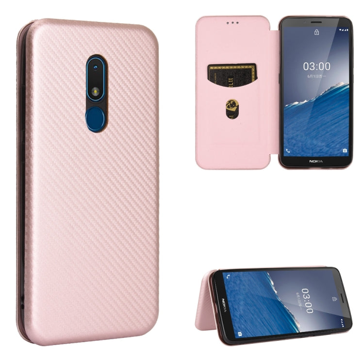 Carbon Fiber Texture Magnetic Horizontal Flip TPU + PC + PU Leather Case with Card Slot