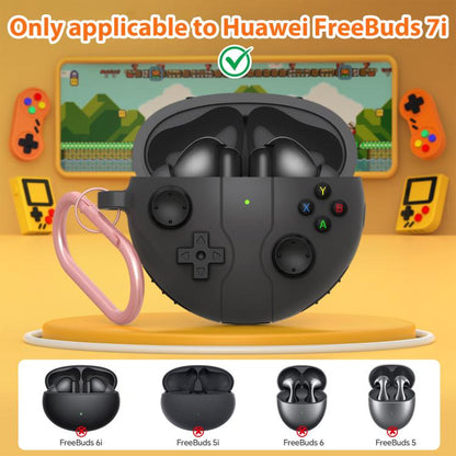 Retro Game Console Style Silicone Earbuds Case, For Huawei Freebuds 7i, For Huawei Freebuds 5i / 6i, For Huawei Freebuds SE 2 /  SE 3, For Huawei FreeClip, For Huawei Freebuds 4 / 4e, For Huawei Freebuds Pro 2
