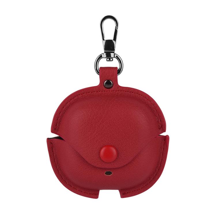 Business Leather Earphone Protective Case with Hook, For Redmi Buds 8 Lite / Buds 6 Lite, For Redmi Buds 6 Lite